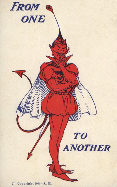 Diable en costume Tudor - English School