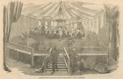 Dîner dans le modèle d