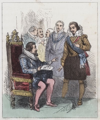 Découverte du complot de la poudre à canon - English School