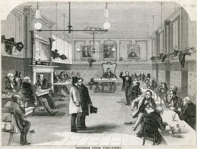 Forum de discussion, Fleet Street, Londres - English School