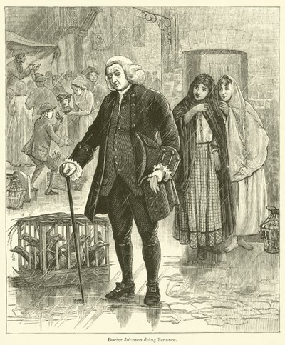 Le Docteur Johnson faisant pénitence - English School