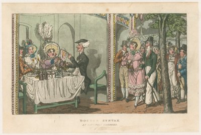 Le docteur Syntax aux jardins de Vauxhall - English School