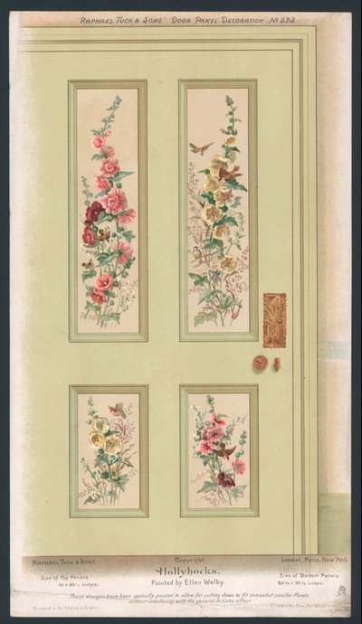 Décoration de Panneau de Porte - English School