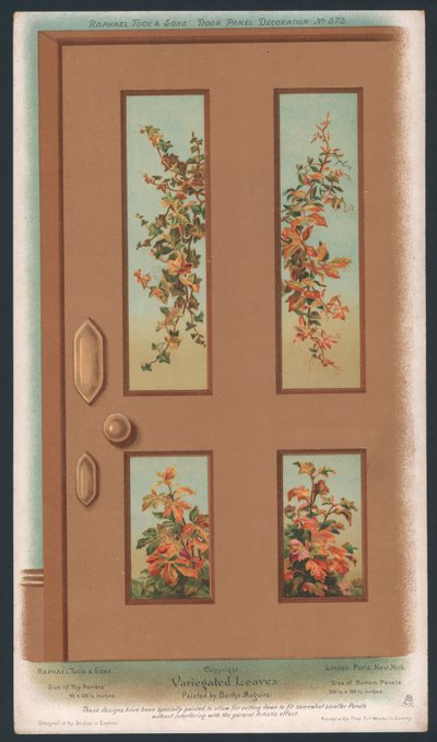 Décoration de Panneau de Porte - English School