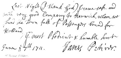 Dr James Petiver - English School