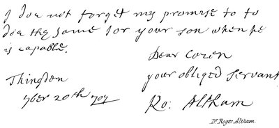 Dr Roger Altham - English School