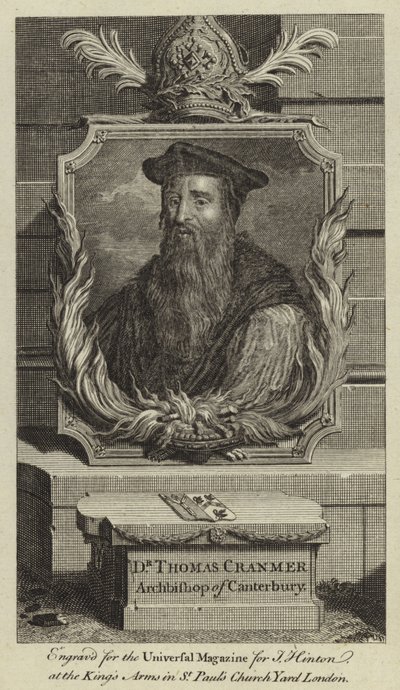 Dr Thomas Cranmer, Archevêque de Canterbury - English School