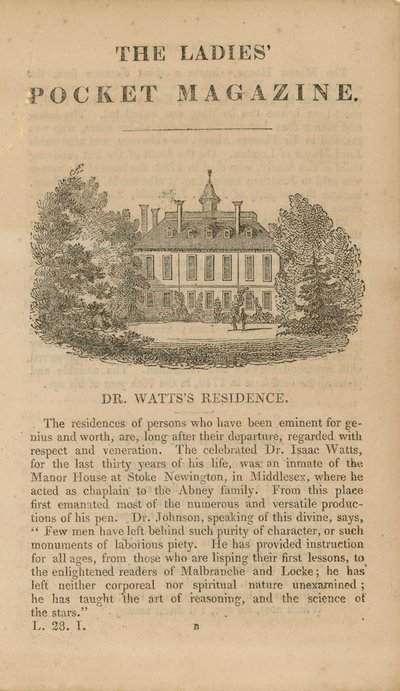 Résidence du Dr Watts - English School
