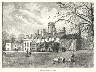 Château de Dreghorn (gravure) - English School