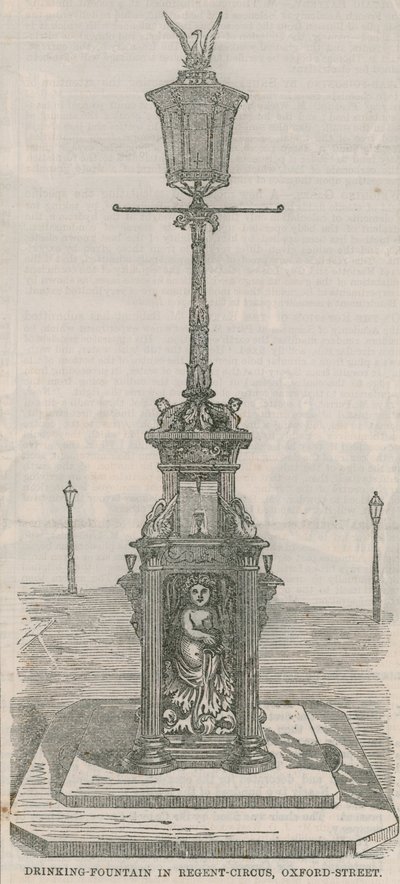 Fontaine à boire à Regent Circus - English School
