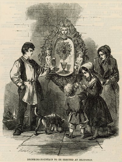Fontaine à boire à ériger à Islington - English School