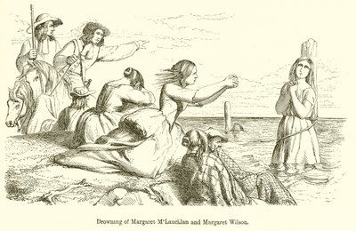 Noyade de Margaret MLauchlan et Margaret Wilson - English School