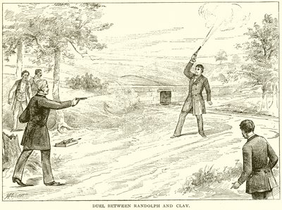 Duel entre Randolph et Clay - English School