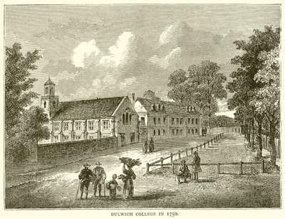 Collège de Dulwich en 1750 - English School