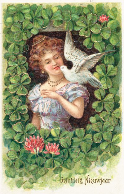 Carte de Nouvel An néerlandaise - English School