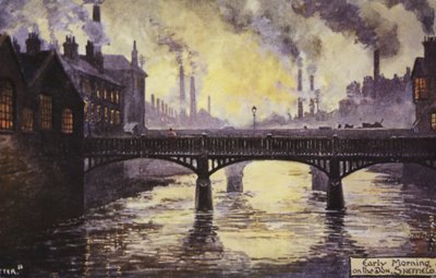 Tôt le matin sur le Don, Sheffield - English School