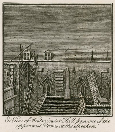 Vue est de Westminster Hall depuis l