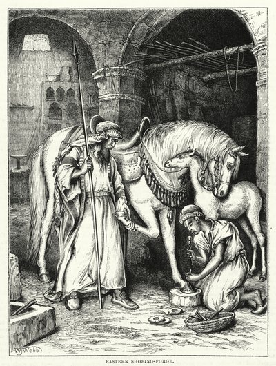 Forge de ferrage orientale - English School
