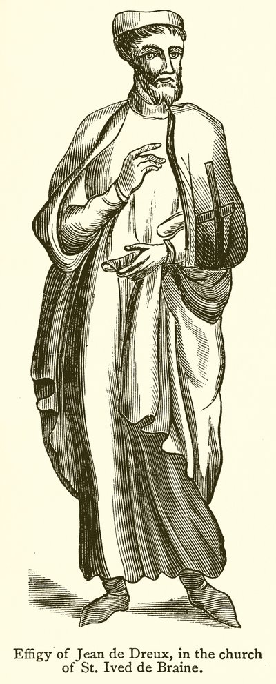 Effigie de Jean de Dreux, dans l