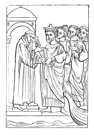 Egfrid, roi de Northumberland, de 