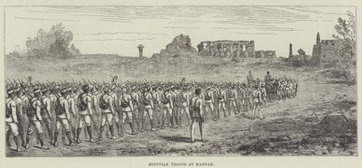 Troupes égyptiennes à Karnak - English School