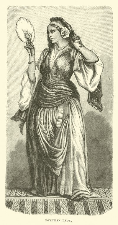 Dame égyptienne - English School