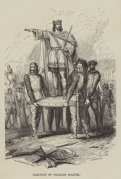 Élection de Charles Martel - English School