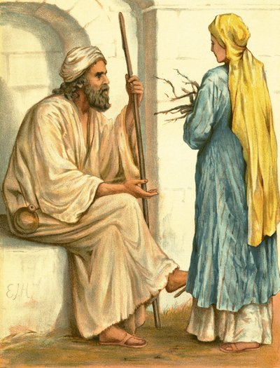 Élie et la veuve de Sarepta - English School