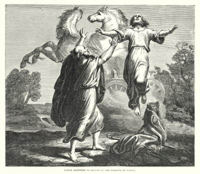 Élie montant au ciel en présence d