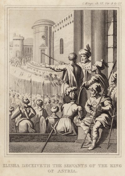 Élisée trompe les serviteurs du roi d