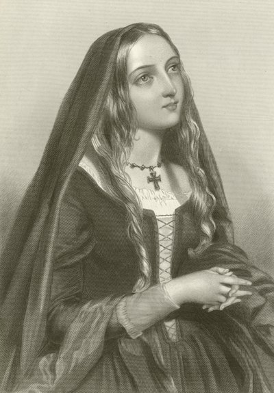 Élisabeth Woodville, reine du roi Édouard IV - English School