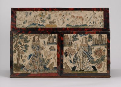Coffret brodé, vers 1660 - English School