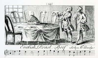 "Rôti de bœuf anglais" par M. Leveridge - English School