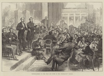 Divertissement pour les sourds et muets à la taverne des francs-maçons - English School