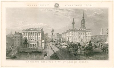 Entrée dans la ville, par le pont de Londres - English School