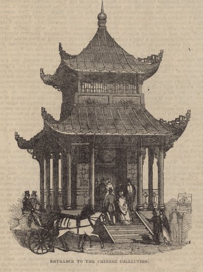 Entrée de la Collection chinoise - English School