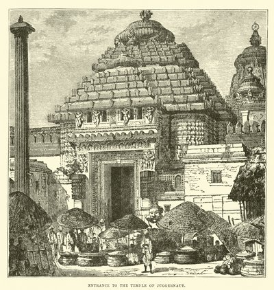 Entrée du temple de Juggernaut - English School