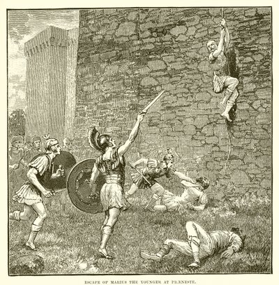 Évasion de Marius le Jeune à Préneste - English School
