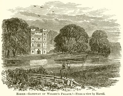 Esher--Porte du palais de Wolsey - English School