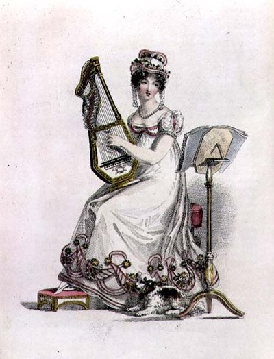 Robe de Soirée/Opéra, planche de mode de l