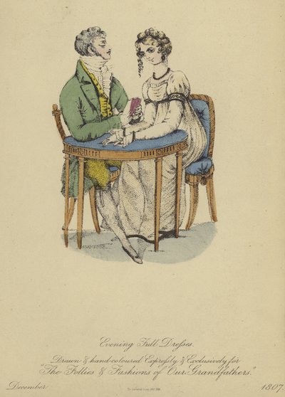 Tenue de soirée pour dames et messieurs - English School