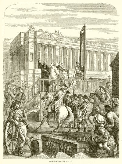 Exécution de Louis XVI - English School