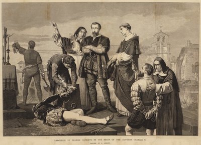 Exécution de patriotes espagnols sous le règne de l