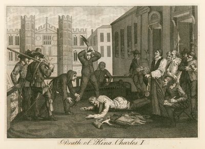 Exécution du roi Charles Ier à Whitehall - English School