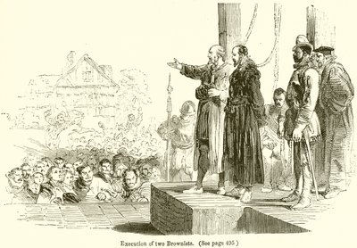 Exécution de deux Brownistes - English School
