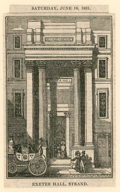 Exeter Hall, Strand, Londres - English School