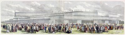 Extérieur du Crystal Palace érigé à Hyde Park pour l