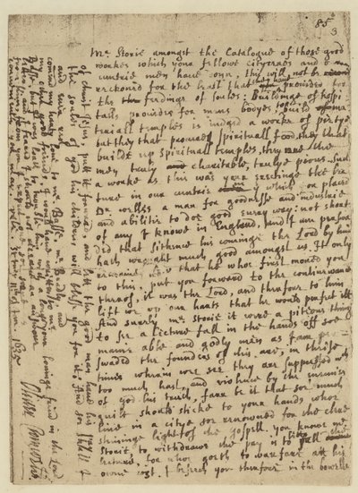Fac-similé de la lettre d