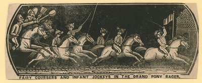 Coursiers féeriques et jockeys enfants dans les grandes courses de poneys - English School