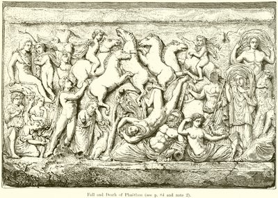 Chute et mort de Phaéton - English School